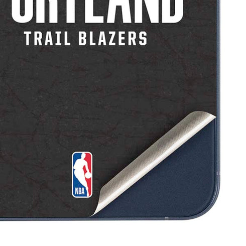 NBA Portland Trail Blazers Distressed Galaxy A35 5G Skin